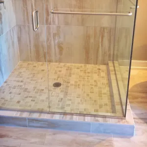custom tile in shower
